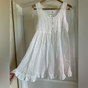 Vintage Victoria’s Secret Country Cotton Collection White Semi Sheer Nightgown.